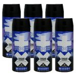 Axe Deo 6 x 150 ml diverse Sorten Deodorant Deospray - verschiedene Sorten Martin Garrix Music