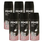 Axe Deo 6 x 150 ml diverse Sorten Deodorant Deospray - verschiedene Sorten Black Night