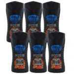 Axe Duschgel 6 x 250 ml Showergel verschiedene Sorten Skateboard Fresh Rose