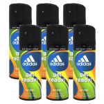 Adidas Deospray 6 x 150 ml Deodorant Deo Spray - verschiedene Sorten Get Ready