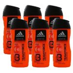 Adidas Duschgel Shower Gel 6 x 250 ml 3 in 1 Hair Body Face - diverse Sorten Team Force