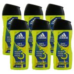 Adidas Duschgel Shower Gel 6 x 250 ml 3 in 1 Hair Body Face - diverse Sorten Get Ready