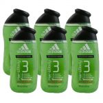 Adidas Duschgel Shower Gel 6 x 250 ml 3 in 1 Hair Body Face - diverse Sorten Active Start