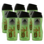 Adidas Duschgel Shower Gel 6 x 250 ml 3 in 1 Hair Body Face - diverse Sorten Active Start NEW