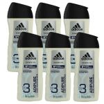 Adidas Duschgel Shower Gel 6 x 250 ml 3 in 1 Hair Body Face - diverse Sorten Adipure