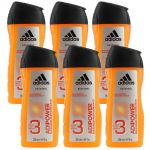 Adidas Duschgel Shower Gel 6 x 250 ml 3 in 1 Hair Body Face - diverse Sorten Adipower 