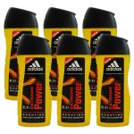 Adidas Duschgel Shower Gel 6 x 250 ml 3 in 1 Hair Body Face - diverse Sorten Extreme Power