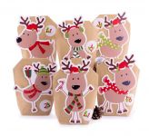 Pajoma Adventskalender Bastelset Tiere zum Bef�llen - verschiedene Tiersorten Rentier