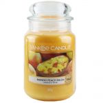 Yankee Candle Duftkerze im Glas Jar 623 g Housewarmer - verschiedene Duftsorten Mango Peach Salsa