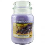 Yankee Candle Duftkerze im Glas Jar 623 g Housewarmer - verschiedene Duftsorten Lemon Lavender