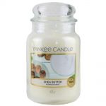 Yankee Candle Duftkerze im Glas Jar 623 g Housewarmer - verschiedene Duftsorten Shea Butter