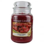 Yankee Candle Duftkerze im Glas Jar 623 g Housewarmer - verschiedene Duftsorten Black Cherry