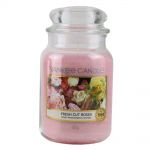 Yankee Candle Duftkerze im Glas Jar 623 g Housewarmer - verschiedene Duftsorten Fresh Cut Roses