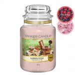 Yankee Candle Duftkerze im Glas Jar 623 g Housewarmer - verschiedene Duftsorten Garden Picnic