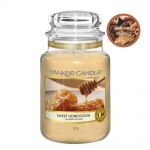 Yankee Candle Duftkerze im Glas Jar 623 g Housewarmer - verschiedene Duftsorten Sweet Honeycomb