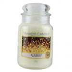 Yankee Candle Duftkerze im Glas Jar 623 g Housewarmer - verschiedene Duftsorten All is Bright