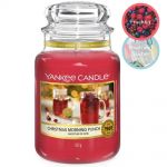 Yankee Candle Duftkerze im Glas Jar 623 g Housewarmer - verschiedene Duftsorten Christmas Morning Punch