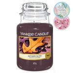 Yankee Candle Duftkerze im Glas Jar 623 g Housewarmer - verschiedene Duftsorten Autumn Glow