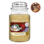 Yankee Candle Duftkerze im Glas Jar 623 g Housewarmer - verschiedene Duftsorten Santas Cookies