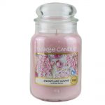 Yankee Candle Duftkerze im Glas Jar 623 g Housewarmer - verschiedene Duftsorten Snowflake Cookie