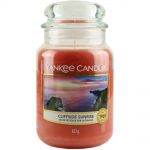Yankee Candle Duftkerze im Glas Jar 623 g Housewarmer - verschiedene Duftsorten Cliffside Sunrise