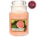 Yankee Candle Duftkerze im Glas Jar 623 g Housewarmer - verschiedene Duftsorten Delicious Guava