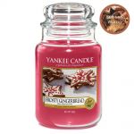 Yankee Candle Duftkerze im Glas Jar 623 g Housewarmer - verschiedene Duftsorten Frosty Gingerbread