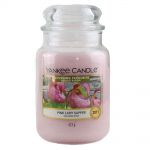 Yankee Candle Duftkerze im Glas Jar 623 g Housewarmer - verschiedene Duftsorten Pink Lady Slipper