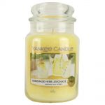 Yankee Candle Duftkerze im Glas Jar 623 g Housewarmer - verschiedene Duftsorten Homemade Herb Lemonade