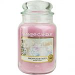Yankee Candle Duftkerze im Glas Jar 623 g Housewarmer - verschiedene Duftsorten Snowflake Kisses
