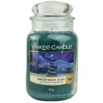 Yankee Candle Duftkerze im Glas Jar 623 g Housewarmer - verschiedene Duftsorten Winter Night Stars