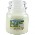 Yankee Candle Duftkerze im Glas Jar 411 g Housewarmer - verschiedene Duftsorten Clean Cotton 