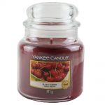 Yankee Candle Duftkerze im Glas Jar 411 g Housewarmer - verschiedene Duftsorten Black Cherry