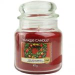 Yankee Candle Duftkerze im Glas Jar 411 g Housewarmer - verschiedene Duftsorten Red Apple Wreath