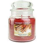 Yankee Candle Duftkerze im Glas Jar 411 g Housewarmer - verschiedene Duftsorten Sparkling Cinnamon