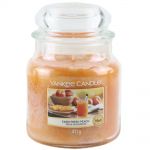 Yankee Candle Duftkerze im Glas Jar 411 g Housewarmer - verschiedene Duftsorten Farm Fresh Peach