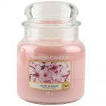 Yankee Candle Duftkerze im Glas Jar 411 g Housewarmer - verschiedene Duftsorten Cherry Blossom