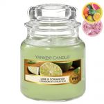 Yankee Candle Duftkerze im Glas Jar 104 g Housewarmer - verschiedene Duftsorten Lime & Coriander