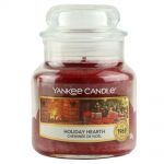 Yankee Candle Duftkerze im Glas Jar 104 g Housewarmer - verschiedene Duftsorten Holiday Hearth