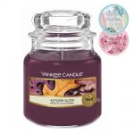 Yankee Candle Duftkerze im Glas Jar 104 g Housewarmer - verschiedene Duftsorten Autumn Glow