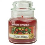 Yankee Candle Duftkerze im Glas Jar 104 g Housewarmer - verschiedene Duftsorten Red Apple Wreath