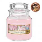 Yankee Candle Duftkerze im Glas Jar 104 g Housewarmer - verschiedene Duftsorten Snowflake Cookie