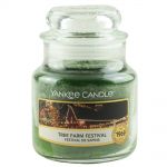 Yankee Candle Duftkerze im Glas Jar 104 g Housewarmer - verschiedene Duftsorten Tree Farm Festival