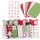 Pajoma Adventskalender Pillowbox zum Bef�llen 24 Boxen - verschiedene Sorten Pillow Gr�n Rot 