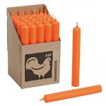 25 Stabkerzen Set 180 x 22 mm Kerzenfarm Kerzen Candle Set - verschiedene Farben Orange