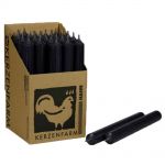 25 Stabkerzen Set 180 x 22 mm Kerzenfarm Kerzen Candle Set - verschiedene Farben Anthrazit