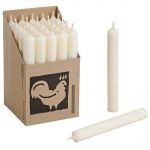 25 Stabkerzen Set 180 x 22 mm Kerzenfarm Kerzen Candle Set - verschiedene Farben Elfenbein