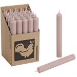 25 Stabkerzen Set 180 x 22 mm Kerzenfarm Kerzen Candle Set - verschiedene Farben Taupe