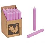 25 Stabkerzen Set 180 x 22 mm Kerzenfarm Kerzen Candle Set - verschiedene Farben Pastelllila