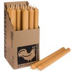 25 Stabkerzen Set 180 x 22 mm Kerzenfarm Kerzen Candle Set - verschiedene Farben Karamell